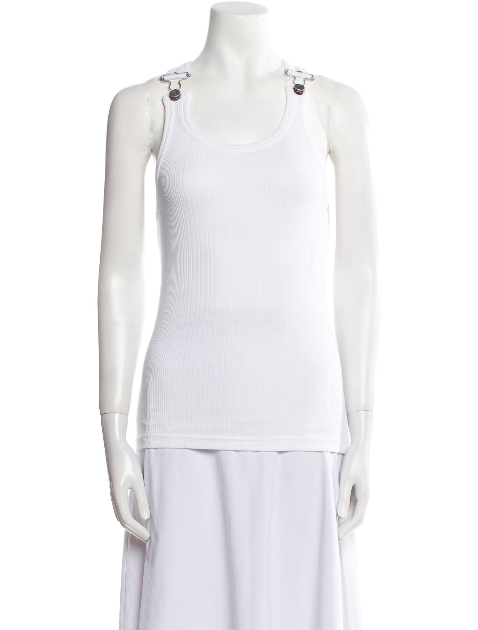 Jean Paul Gaultier Scoop Neck Sleeveless Top